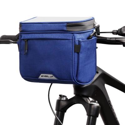 China Reflective logo WHEEL UP Portable Outdoor City Handbag Bicycle Commute OEM Cycling Bag Waterproof for sale