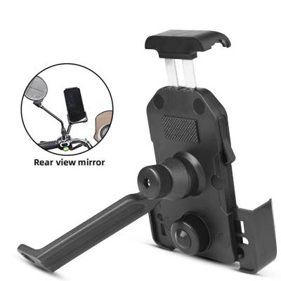 China Adjustable WHEEL UP Universal Ball Rotation Anti Shake Motorcycle Cell Phone Holder For Bike Handlebar for sale