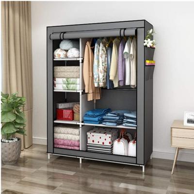 China Adjustable (height) fabric clothes wardrobe closet for sale