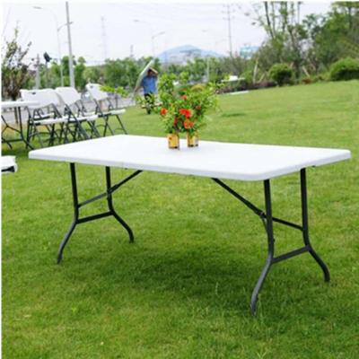 China 6ft Foldable Indoor/Outdoor Plastic Portable Camping Picnic Table for sale