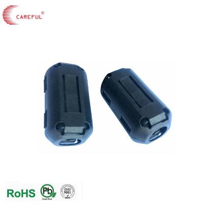 China hot sale 3.5/6.5/7/8/9/10/11/13mm hole 3.5/6.5/7/8/9/10/11/13mm industrial magnet industrial magnet soft snap type cable ferrite slot clamp core for sale