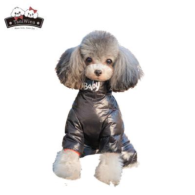 China High Quality Viable Living Small Pets Warm Pet Clothes For Cold Winter Dog Down Jacket Designer Dog Clothes 2021 for sale