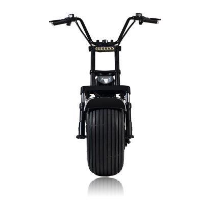 China QINIU 1000w/1500w 60v 13.6ah/21.8ah 60-80km range scooter electric adult tandem motorbike electric motorcycle for sale 18*9.5 inch for sale