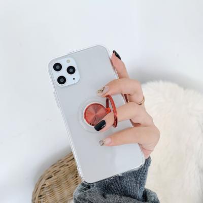 China With Ring Cover Device TPU For Iphone 11 12 Ring Phone Case Clear Shockproof for sale