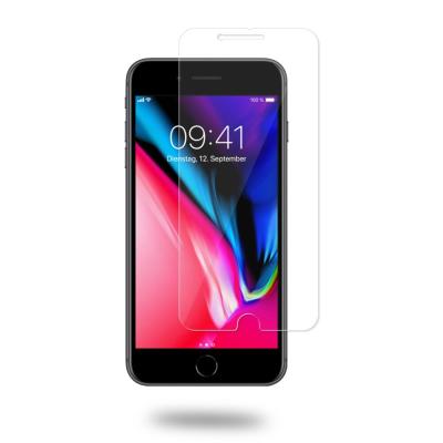 China 99% Transparency High Definition 2.5D Curved 9H 0.33mm HD Tempered Glass Phone Screen Protector For iPhone 8 Plus /8 for sale