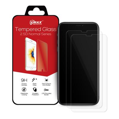 China High Transparency Factory Price 2.5D Screen Protector For iPhone XR Tempered Glass Protector for sale