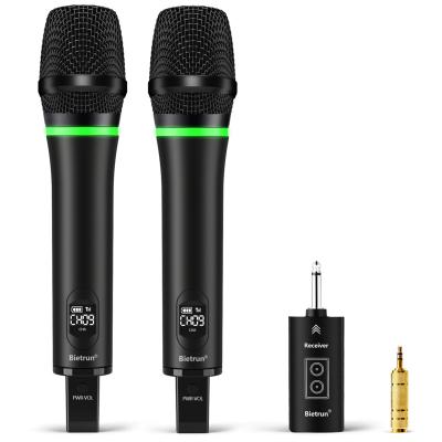 China Handheld microphone widely applied to lecture, speech, yoga instructor, church, meeting, rechargeable Bietrun WXM19 wireless microphone for sale