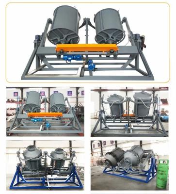 Chine Machine de moulage par rotation en plastique PE refroidissement à l'air entièrement automatique à vendre