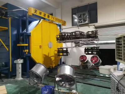 China A hot air-heated rotational molding machine  Chinese-made rotational molding machines for sale