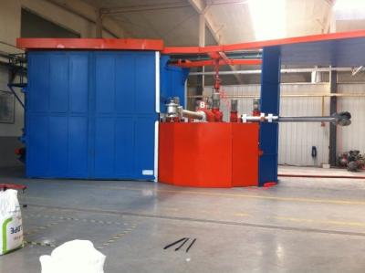 China Tower Type Fully Automatic Roto Molding Machines PLC Controlled Multi Station for sale