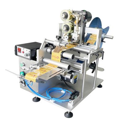 China NY-811 Automatic Customized Food Tape Label Peeling Machine With Barcode Tape Printer for sale