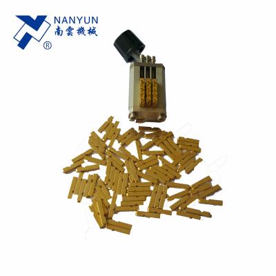 China Consumables for date coding machine stamp numbers steel brass numeric perforations for hot foil ribbon date coding machine for sale