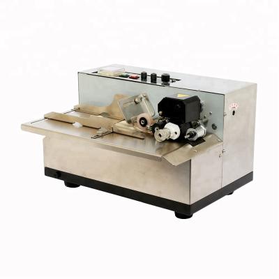 China Continuous Hotels NanYun MY-380 Solid Ink Roll Date Coding Machine For Card Box Paper Plastic Bag for sale