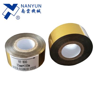 China 25mm*100m/30mmx183m/35mm*100m/30mm*100m/plastic hot coding foil tape for date due date printing on frozen food package for sale