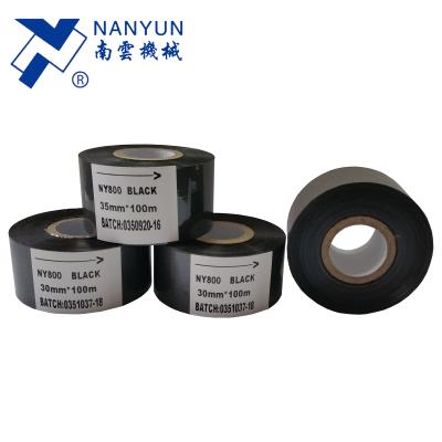 China SCF-900 30mm*100m Plastic Gold Color Silver White Black Date Coding Ribbon On Dairy Package Film Stamping for sale