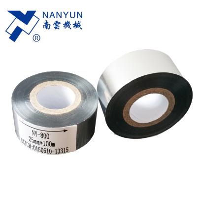 China Printing Expiry Date Batch Number On Plastic Sheet 40mm*100m/30mm*120m/30mm*183m White Gold Silver Hot Stamping Coding Foil For Leather Cable Label for sale