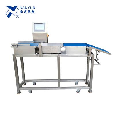 China Check Weighing Fully Automatic Conveyor NY-510 Weight Scale Checker Hot Selling Sorter With Metal Detector For Food Industry for sale