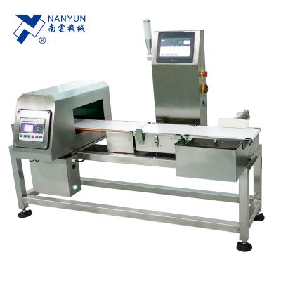 China Check Weigh Professional Supplier NY-510 High Precision Conveyor Scale Universal Checkweigher with Metal Detector Pusher Rejector for sale