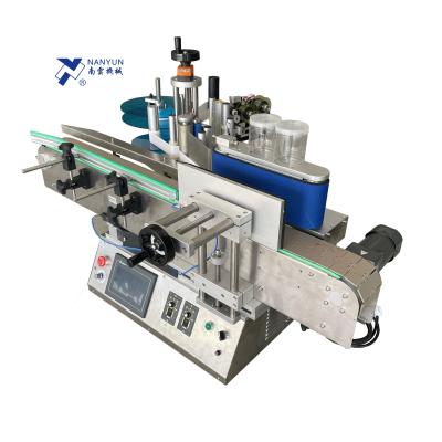 China NY-822E Food Small Tabletop Round Square Semi Automatic Labeling Machine for sale