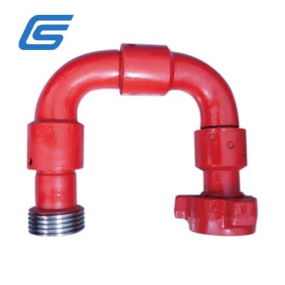 China carbon or alloy steel api 16c steel swivel joint high pressure chiksan active elbow for china oilfield equipment for sale