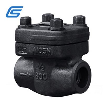 China General Sg ANSI Carbon Steel Forged Steel 800# A105N Non Return Swing Type Swing Check Valve for sale