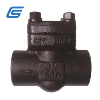 China General Sg ANSI Carbon Steel Forged Steel 800# A105N Non Return Swing Type Swing Check Valve for sale