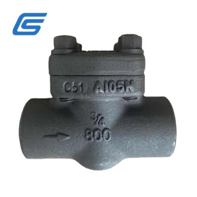 China API602 Stainless Steel 304ss 316ss General Plug Weld One Way Piston Butt Weld Check Valve for sale