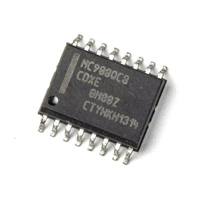 China IC MCU 8BIT 8KB MC908QC8CDXE 8KB (8K X 8) IC MCU FLASH 16SOIC Microcontroller for sale