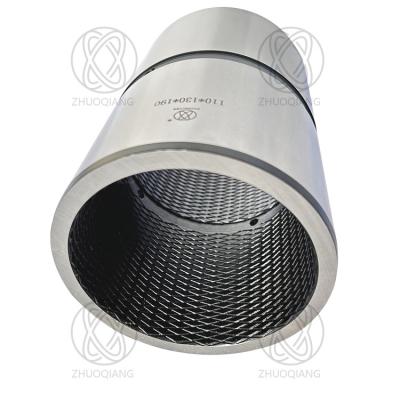 China High wear resistance customized products price subject to discussion manufacturers direct sales 110*130*190 detailed excavator loader bushing (mesh) for sale