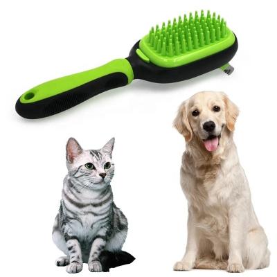 China Pet Viable Silicone OEM Haustier Stainless Steel 5 in 1 Grooming Kit Kit Clean Massage Needle Bristle Cat Para Mascotas Dog Grooming for sale