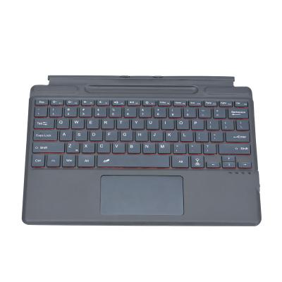 China Surface Pro 8 Wireless Keyboard Wireless with Backlit Touchpad 7 and Separate Color Rechargeable Keyboard for Microsoft Surface Pro X for sale