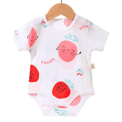 China Comfortable Baby Clothes Baby Overalls Short Sleeve 0-18M 100% Cotton Newborn Children's Clothing Baby Overalls for sale