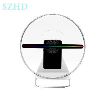 China Shenzhen factory original wholesale indoor economy customized 3d hologram led fan,3d holographic led advertising display with battery for sale