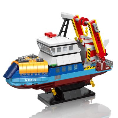 China Intelligence Toys Xingbao 18010 Research Vessel Educational Assembled Model Building Blocks Toy Model Toy for sale