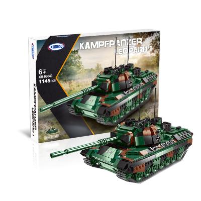 China Simulation Xingbao Model 06049 Kampfpanzer Leopard 1 Building Blocks Kampfpanzer Military Toys For Children for sale