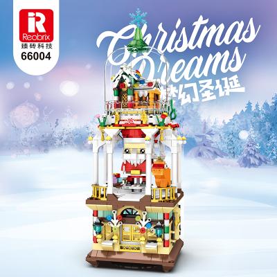 China Environmental Reobrix 66004 Christmas Series Dreamy Christmas Bricks Building Toys for sale