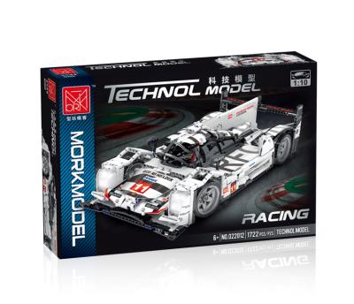 China Hot Sale 1:10 Magnetic Building Toys MORK 022012 Intellectual Development Speed ​​Racing Technol Model Vehicle Building Block Boys Gift 1722pcs Building Toys for sale