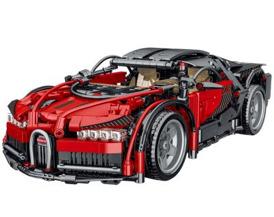 China Hot Sale 1:14 Bugitta Technol Model Vehicle Building Block Boys Gift 1225pcs Red Super Magnetic Race Car Building Toys Intellectual Development Toys MORK 023001-2 for sale