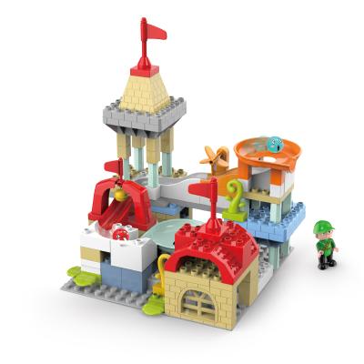 China Creative Adventure Theme Mini Safety Spring Flower 1204 Castle Brick Set For Kids Ages 3+ Building Toys for sale