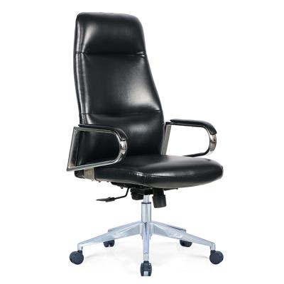 China Sale Hot Gray Leather White Office Chair PU Office Chair High Density Back Rotation High Density Foam With ODM for sale