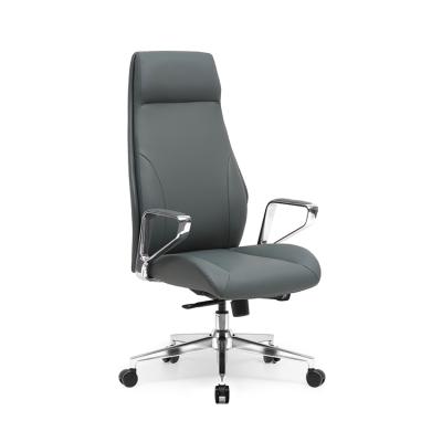 China Wholesale Ergonomic Conference Chair Part Leather Chair Computer Executive Office Rotation Chair for sale