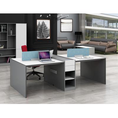 China New Design Office Furniture Employee Desk Convertible Workstation with File Cabinet for sale