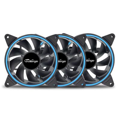 China Famous Chinese Computer Case Manufacturers Computer Cases For PC Ice Blue Fans 12v CPU Cooler RGB Fan 120mm for sale