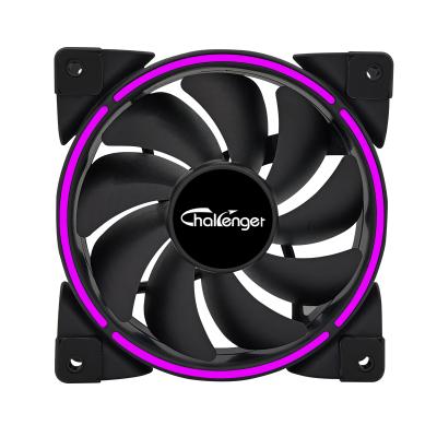 China Computer case computer cases argb pwm heatsink fan for pc 120mm fans 12v fixed pink cpu cooler rgb comput rgb fans for sale