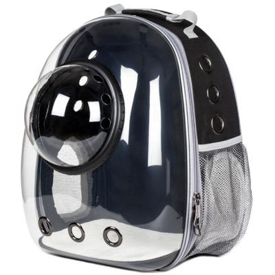 China Creative New Pet Space Cat Pack Chest Half Full Capsule Space Backpack Shoulder Pet Bag Viable Transparent Dog Backpack for sale