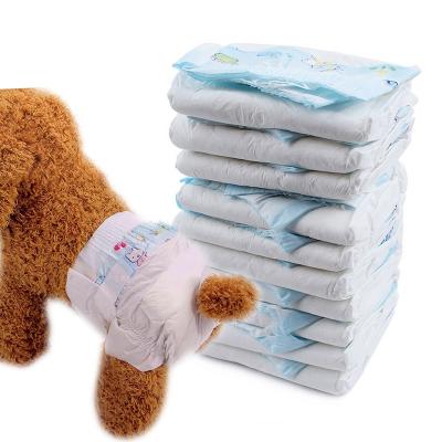 China Sustainably Soft Absorbent Pet Dog Wholesale Supply Super Soft Disposable Female Diapers for sale