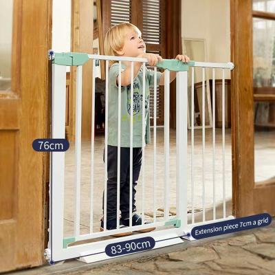 China Children's Gate Guardrail Baby Safety Gate Security Stair Gate Fence Durable For Kids Protection Children Safe Product for sale