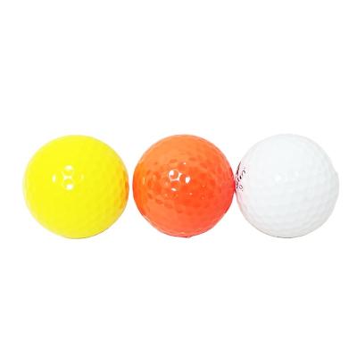 China Durable Factory Directly Supply Different Beautiful Luster Colored Golf Balls For Different Courses for sale