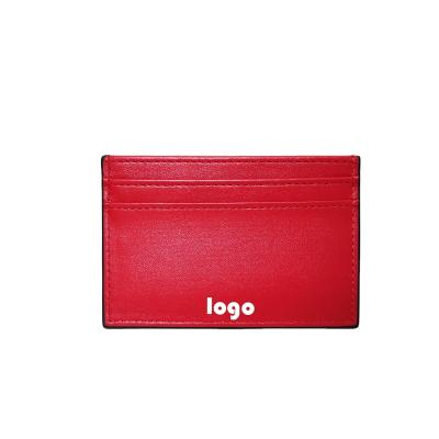 China Goods 2022 New Design Golf Score Card Holder Personalized Certificate Cards Packing PU Credit ID Genuine Leather Card Holder for sale