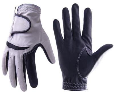 China Durable High Quality Custom Durable PU Leather Embroider Logo OEM Mens Golf Gloves for sale